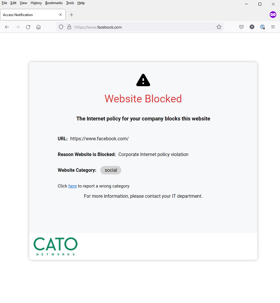 Certificate Warnings with Blocked HTTPS Websites – Cato Learning 