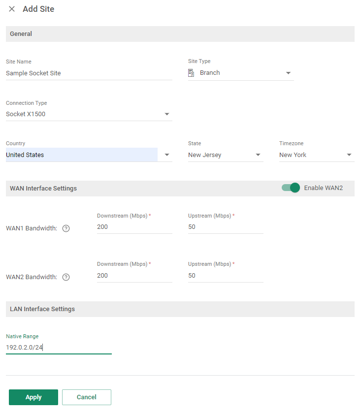 Using the Cato Management Application to Add Sites Cato Learning Center